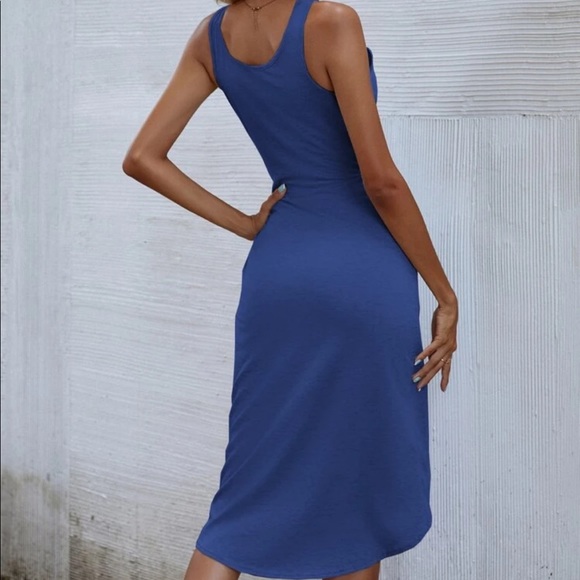 Boho side tie midi dress - Picture 10 of 16